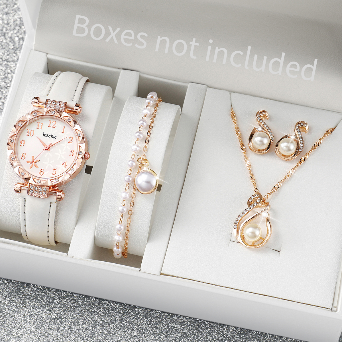 Mystery Jewelry Jar Watches - 5/6PCS Fashion Rhinestone Women Watches Casual