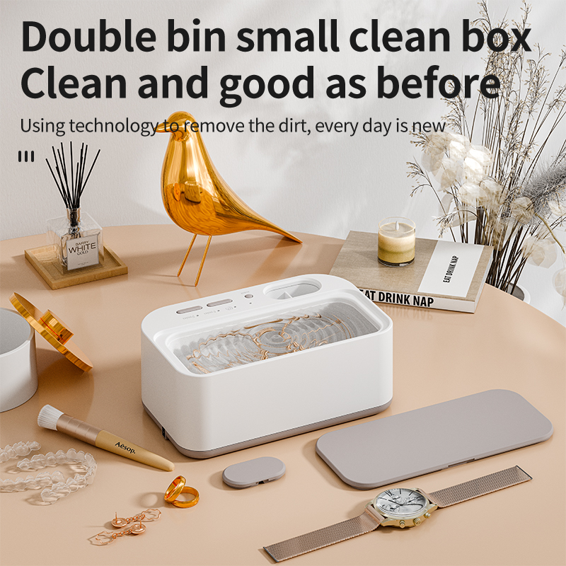 Jewelry Essentials Watches - 48kHz Double Bin Ultrasonic Cleaner –