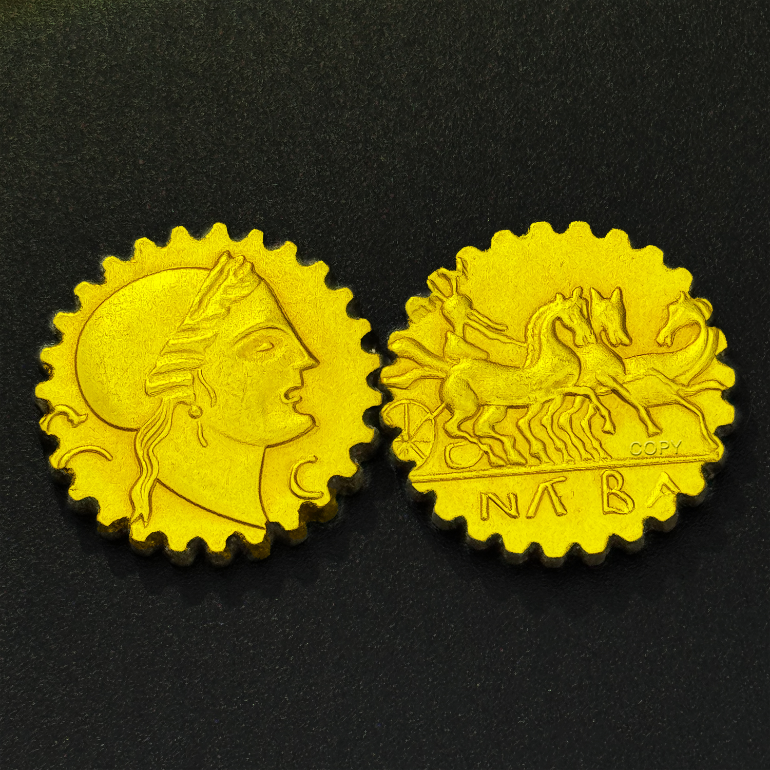 Collectors Coins Jewelry & Watches Of Smithtown Reviews - Irregular Shaped Greek Replica Coin With
