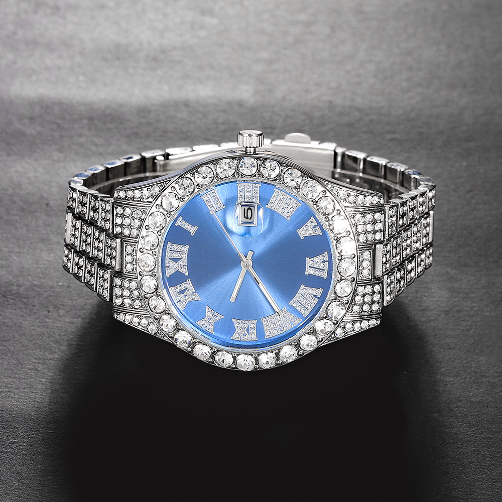 Mystery Jewelry Jar Watches - New Punk Men Watch Iced Out