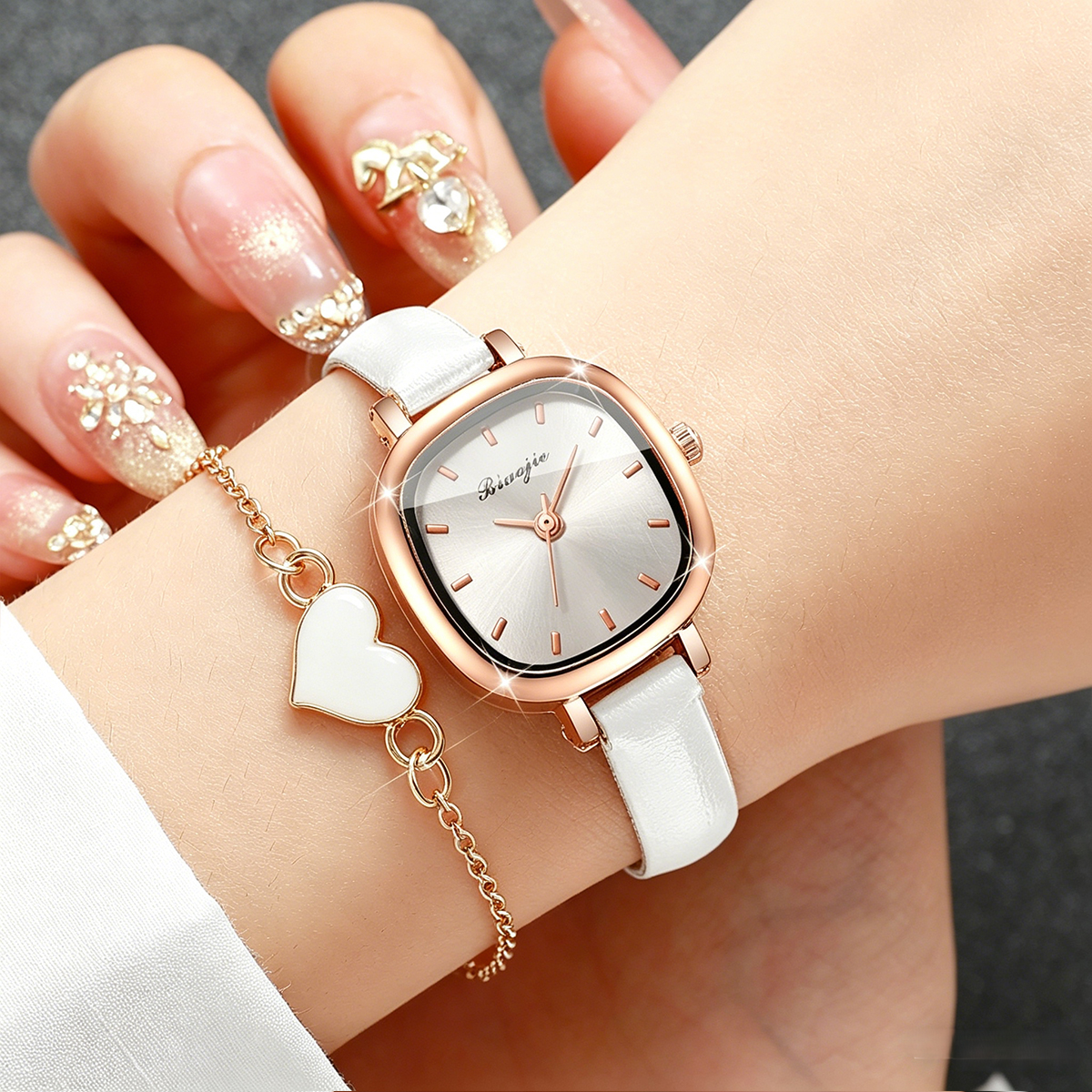5PCS Fashion Square Women Quar - Mystery Jewelry Jar Watches ulasan dan harga