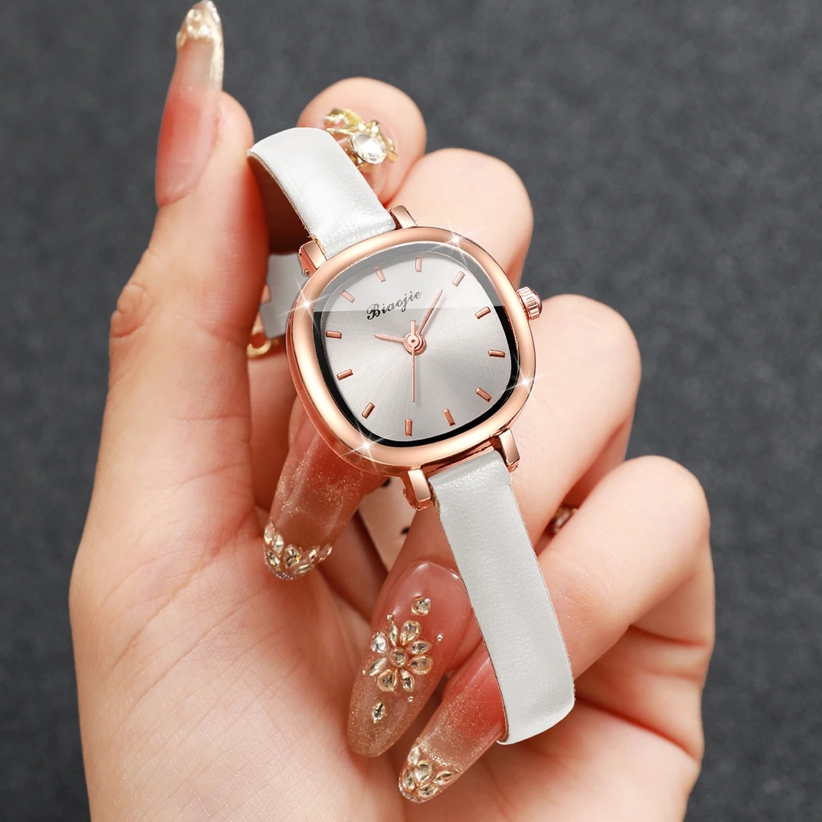 5PCS Fashion Square Women Quar - Mystery Jewelry Jar Watches ulasan dan harga