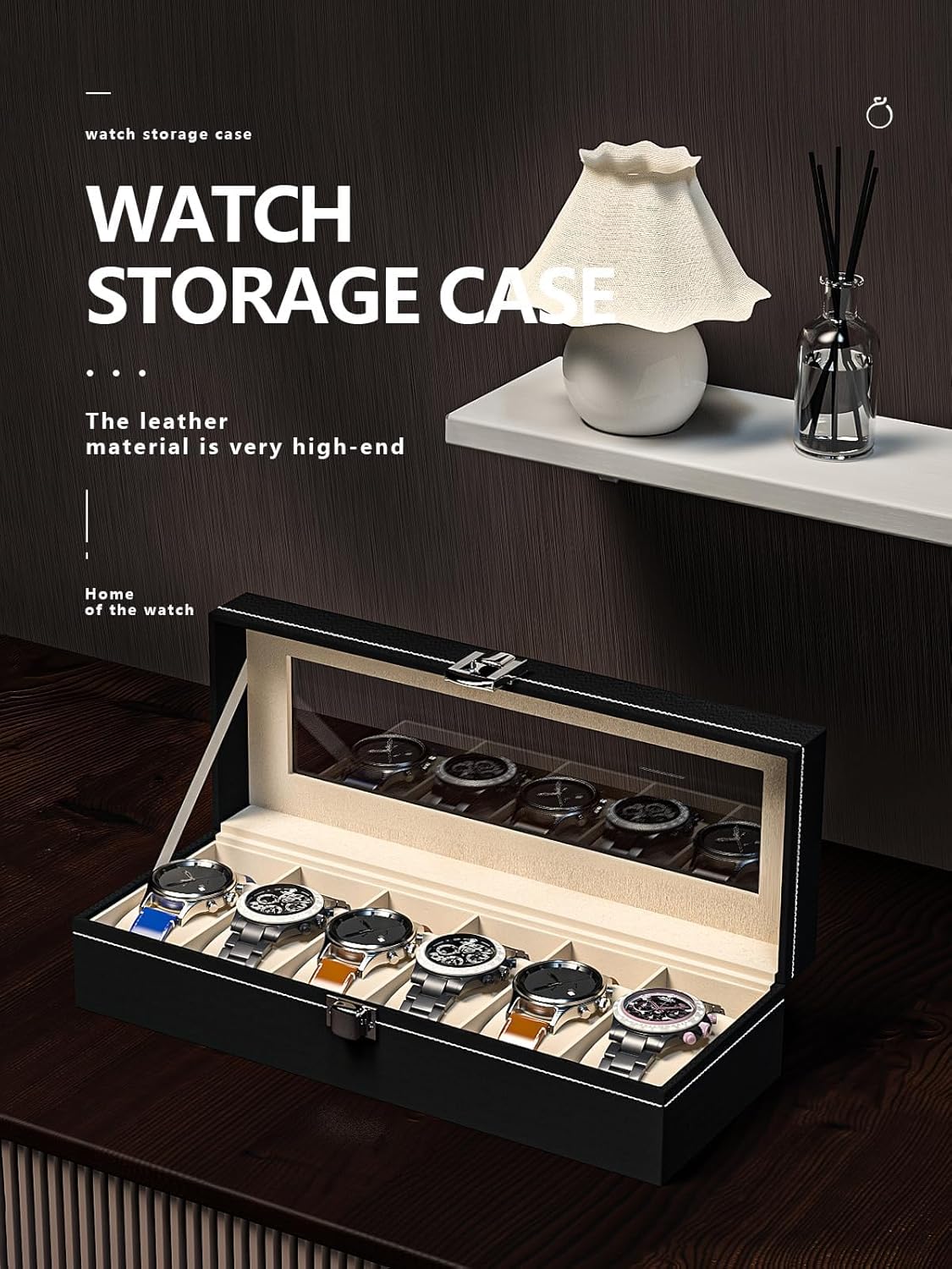 LUNEVA Store Watch Display Cas - Jewelry Store Mens Watches ulasan dan harga
