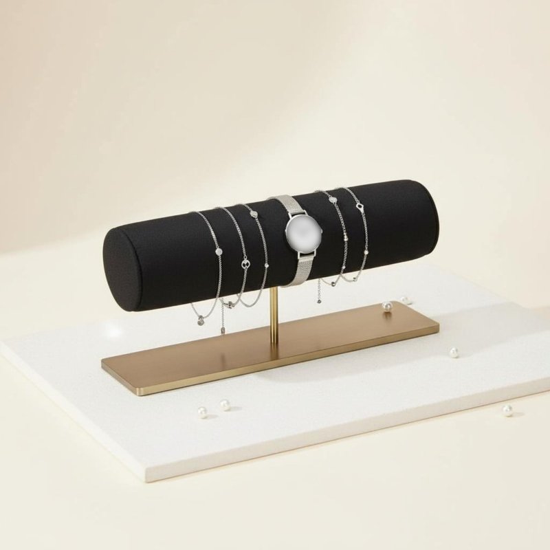 Horizontal-Bar Jewelry Stand I - Watches Jewelry Holder ulasan dan harga
