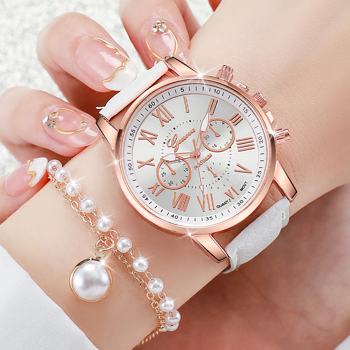 3/5PCS Women's Watch Fashion R - Jewelry Box Watches Bracelets ulasan dan harga