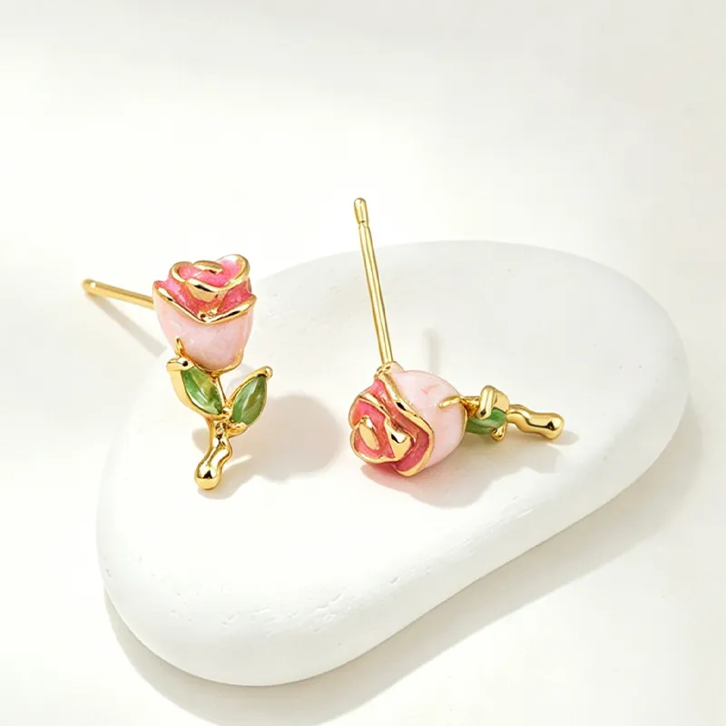 2026 Fresh and Sweet Color Zir - Pearl Stud Earrings ulasan dan harga