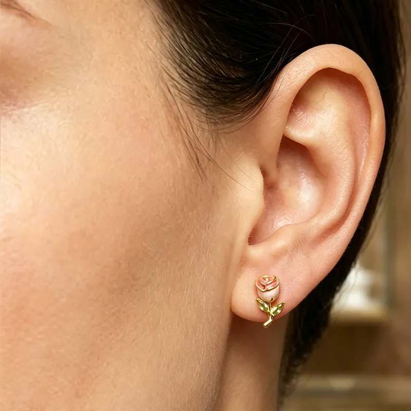 2026 Fresh and Sweet Color Zir - Pearl Stud Earrings ulasan dan harga