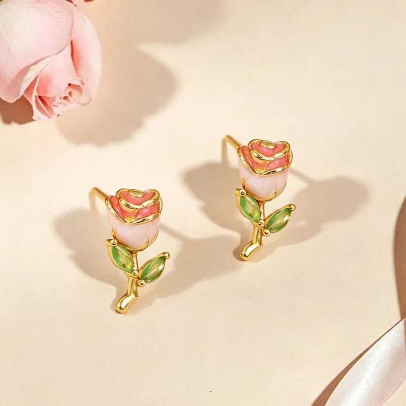 2026 Fresh and Sweet Color Zir - Pearl Stud Earrings ulasan dan harga