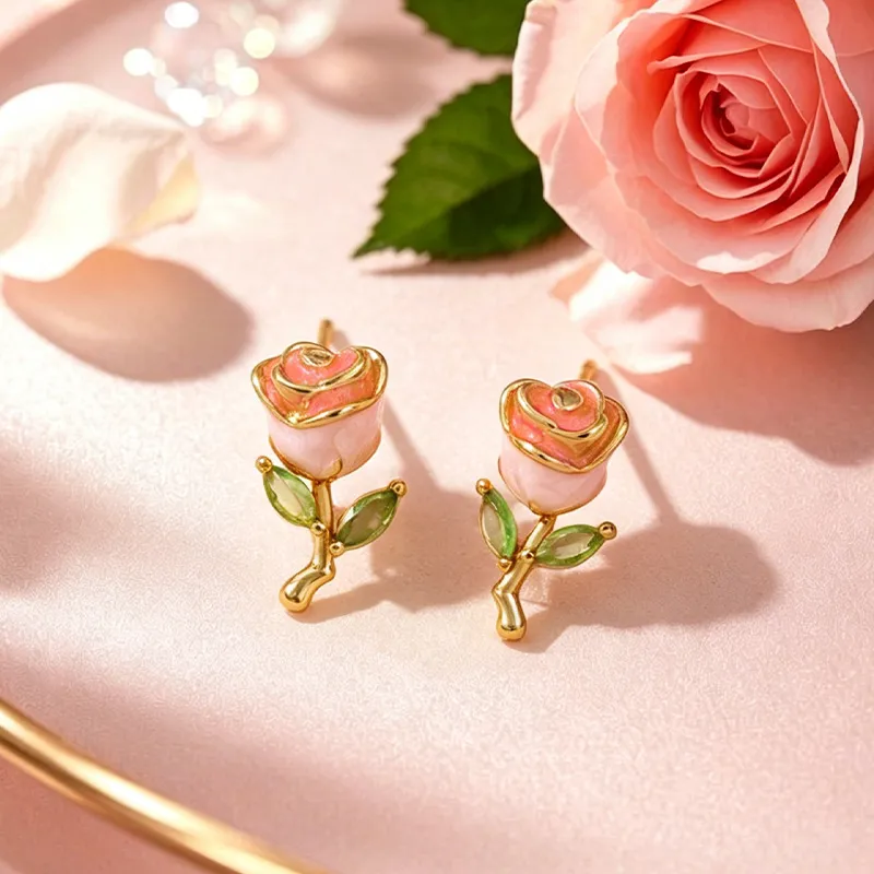 2026 Fresh and Sweet Color Zir - Pearl Stud Earrings ulasan dan harga