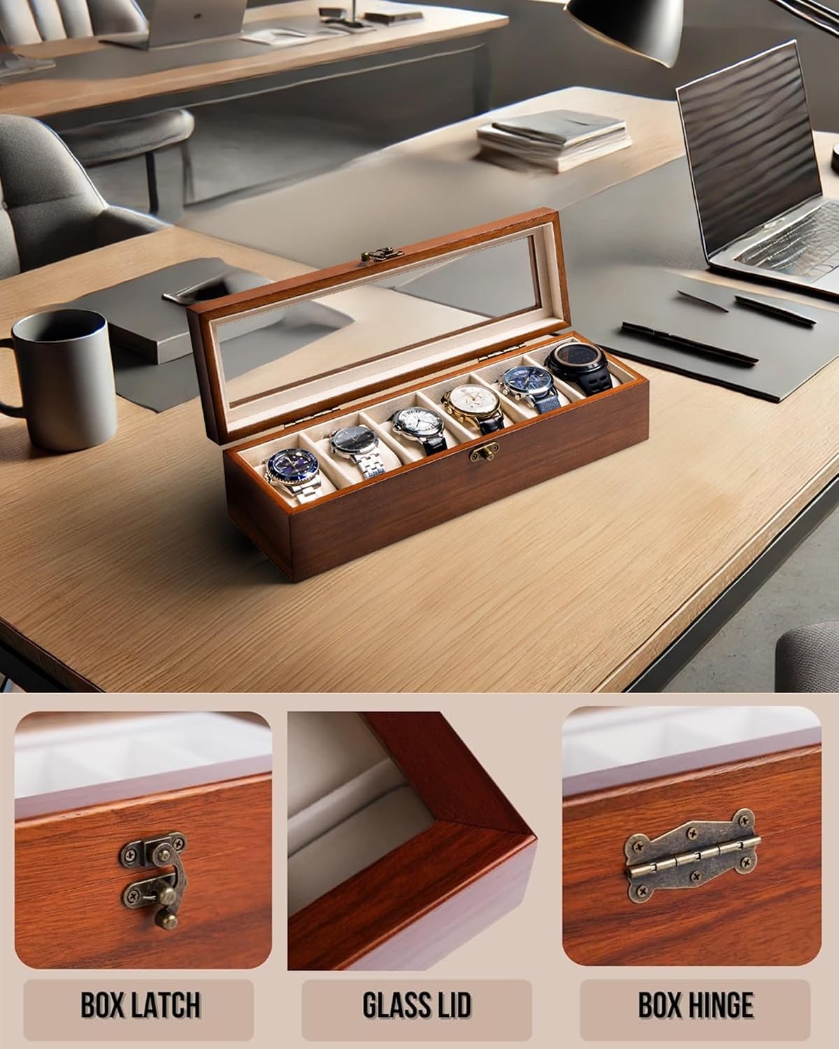 LUNEVA Store Watch Box, Watch  - Jewelry Store Mens Watches ulasan dan harga
