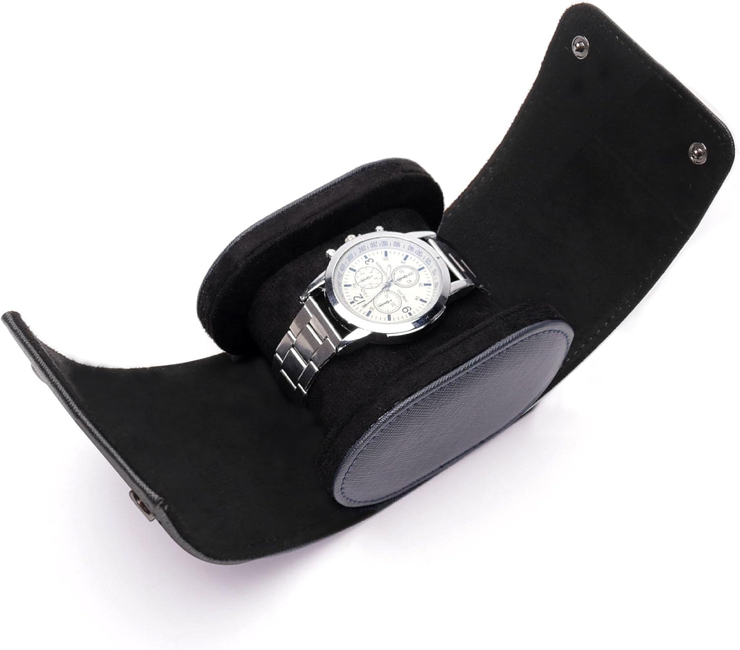 Leather Travel Watch Case Sing - Jewelry And Watches Box ulasan dan harga