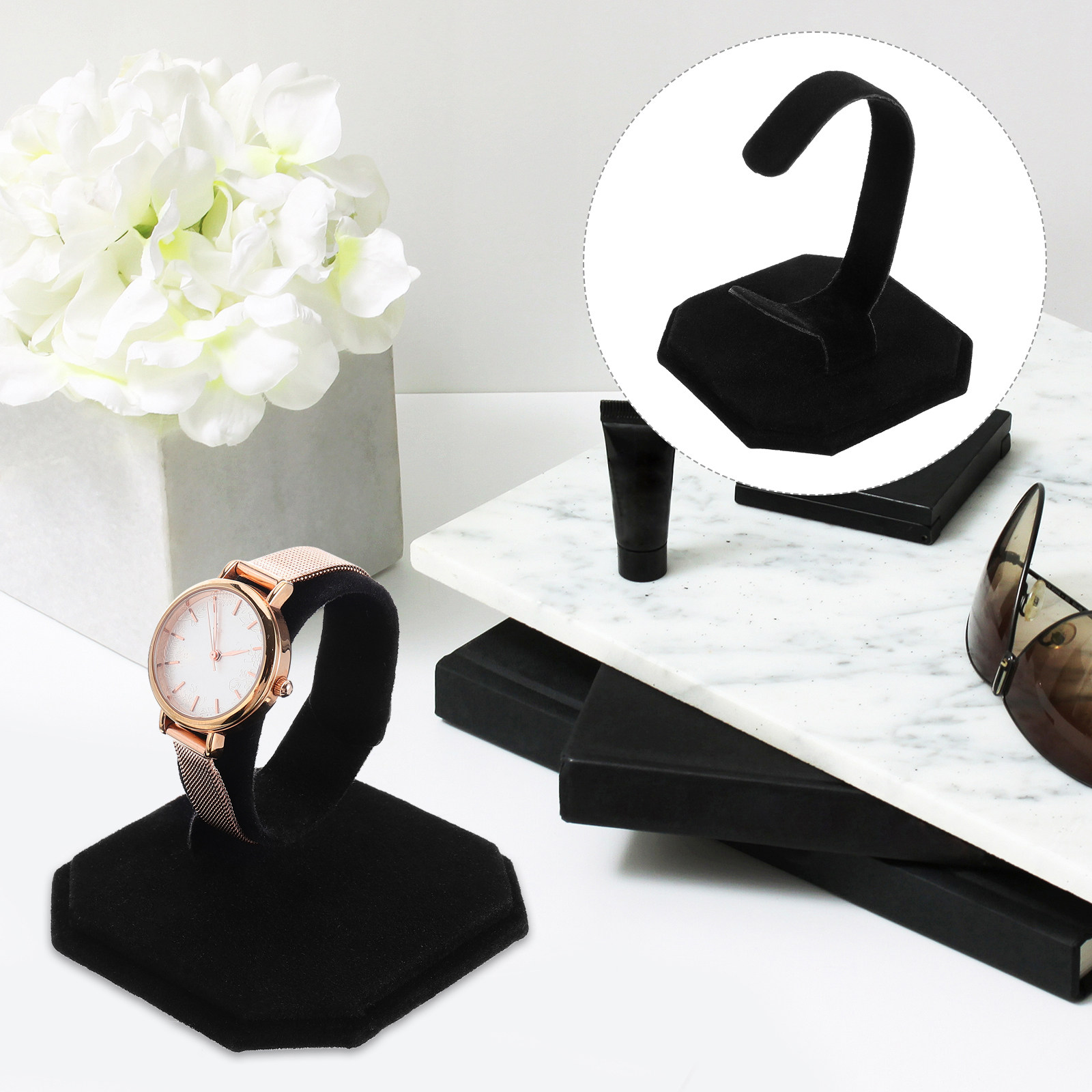 2Pcs Watch Display Rack Flanne - Watches Jewelry Holder ulasan dan harga