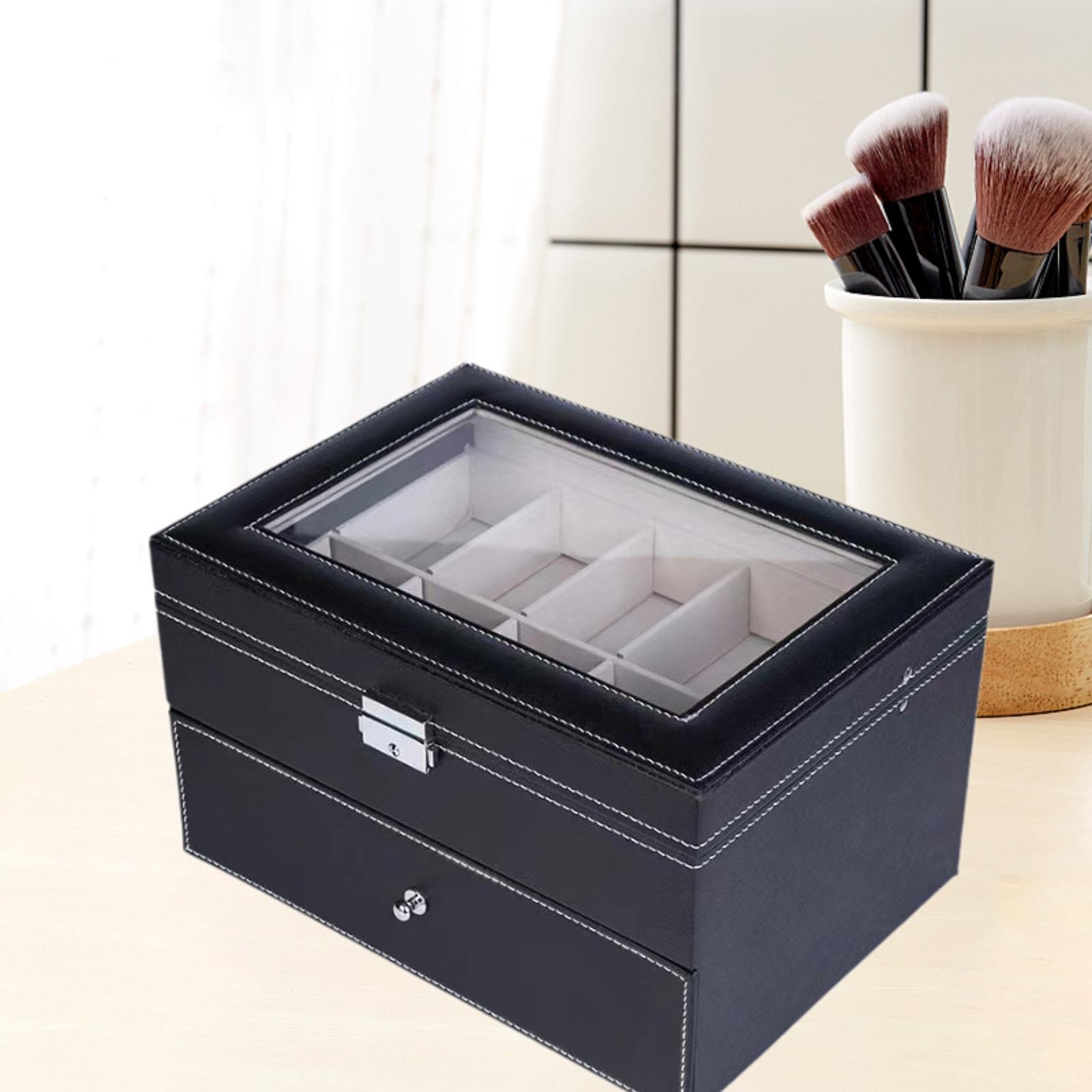 12 Slots PU Leather Watch Stor - Jewelry And Watches Box ulasan dan harga