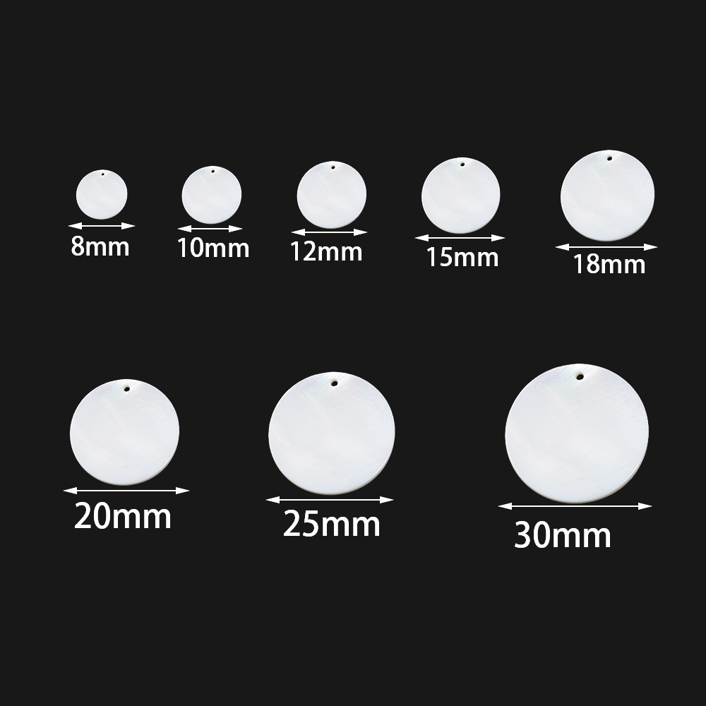 5-30pcs 8-30mm Natural Mother  - Pearl Stud Earrings ulasan dan harga