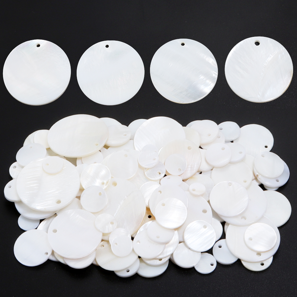 5-30pcs 8-30mm Natural Mother  - Pearl Stud Earrings ulasan dan harga