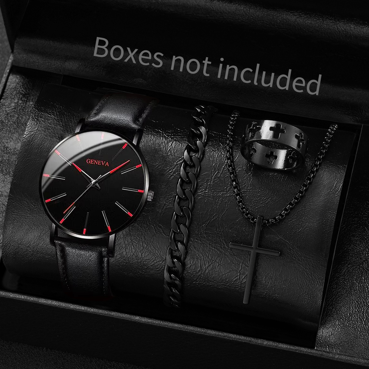 4PCS Fashion Ultra-thin Dial M - Mystery Jewelry Jar Watches ulasan dan harga