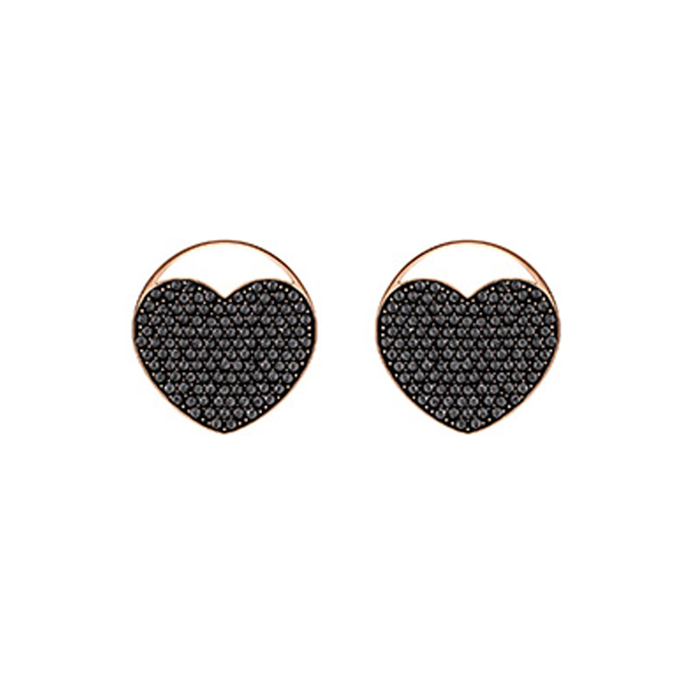 New Pink Crystal Butterfly Acc - Pearl Stud Earrings ulasan dan harga