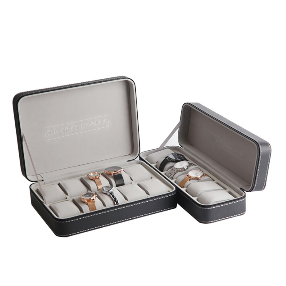 Bymaocar Portable 6 Slot Zippe - Jewelry And Watches Box ulasan dan harga