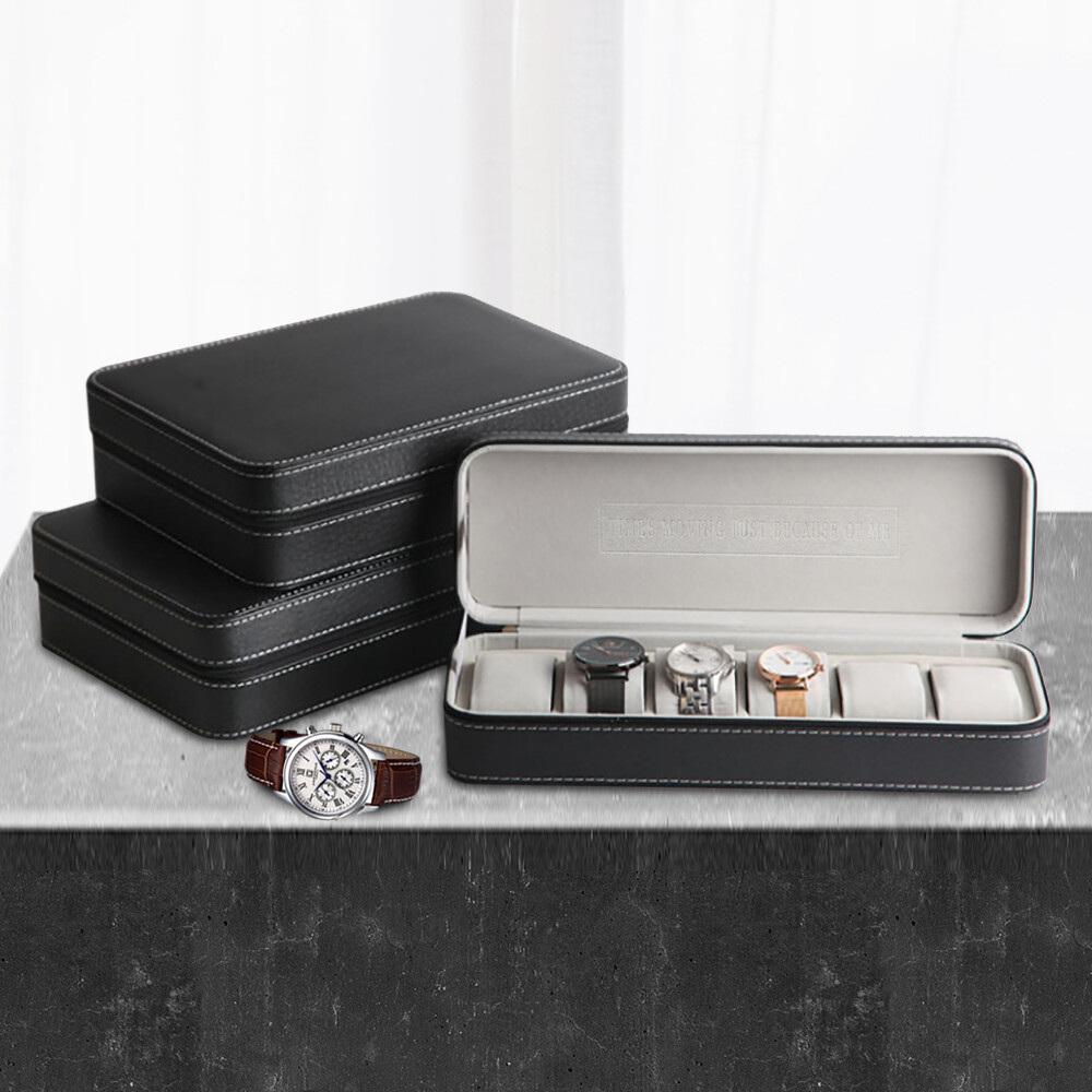Bymaocar Portable 6 Slot Zippe - Jewelry And Watches Box ulasan dan harga