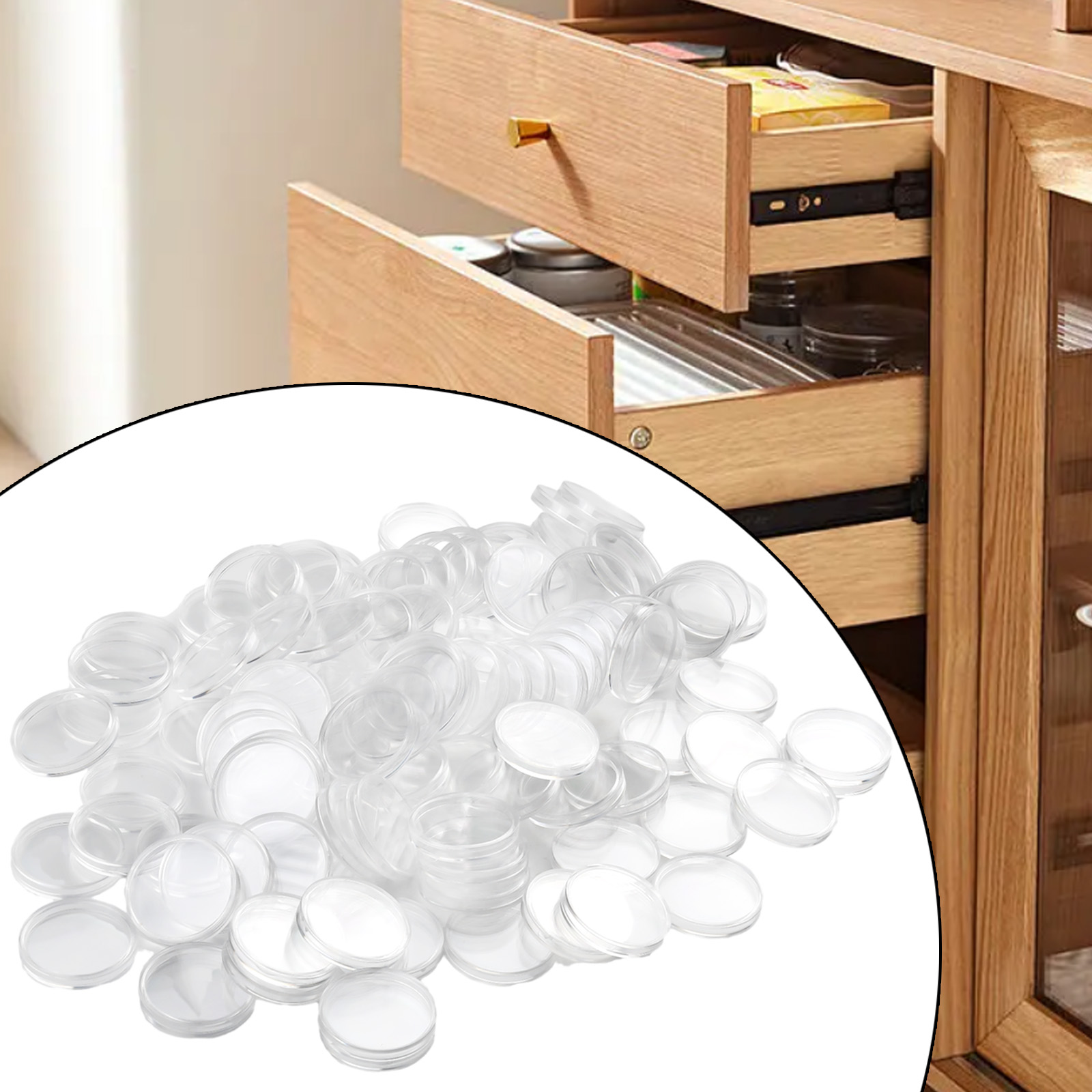 100Pcs Transparent Plastic Rou - Collectors Coins Jewelry & Watches Of Smithtown Reviews ulasan dan harga