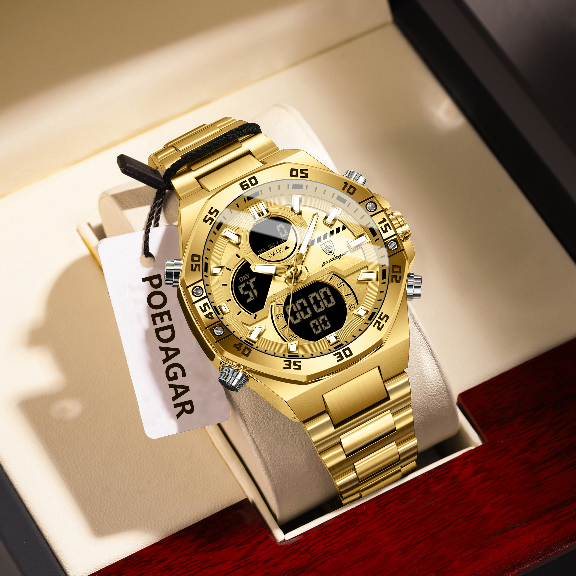 POEDAGAR Sport Men Watch LED W - Jewelry And Watches Box ulasan dan harga
