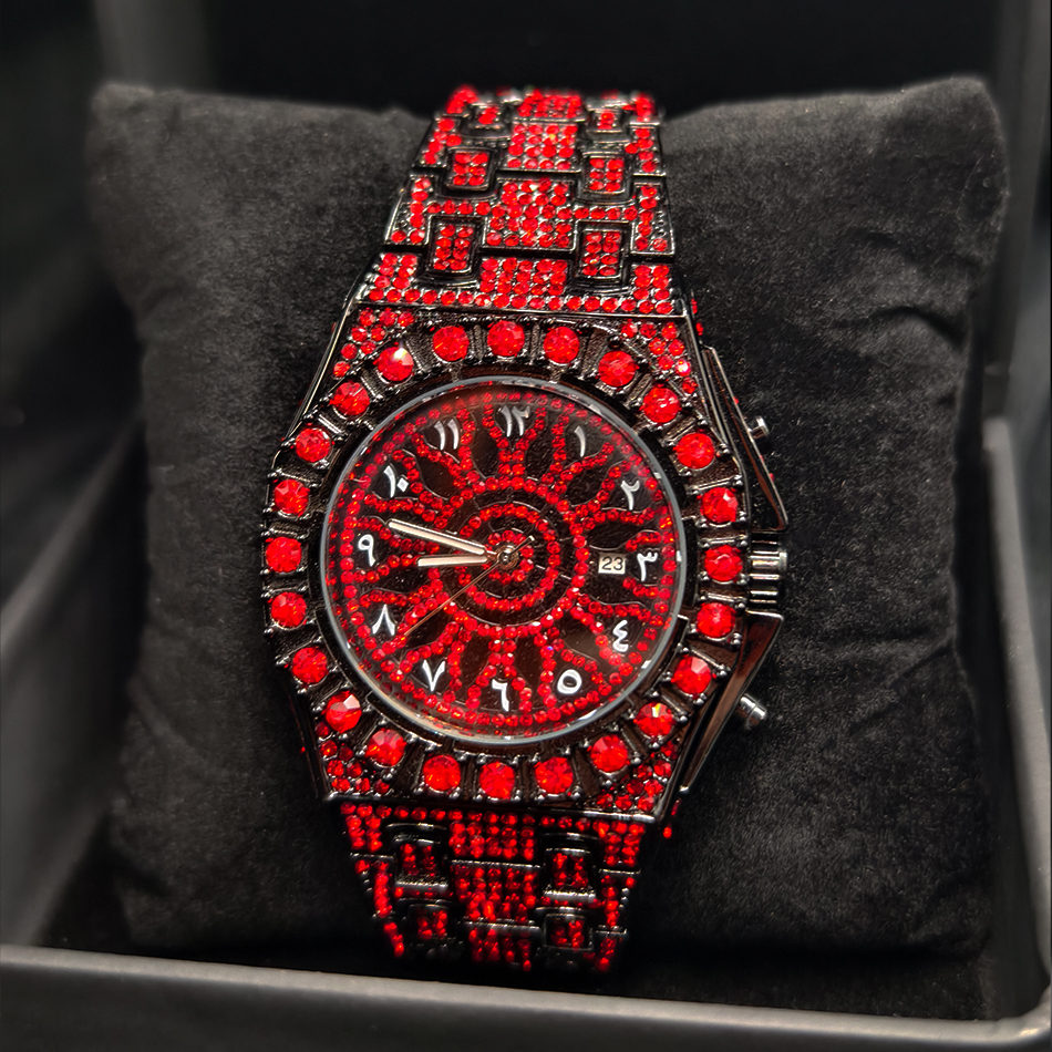 Red Diamond Watch For Men Bran - Jewelry Watches Brands ulasan dan harga