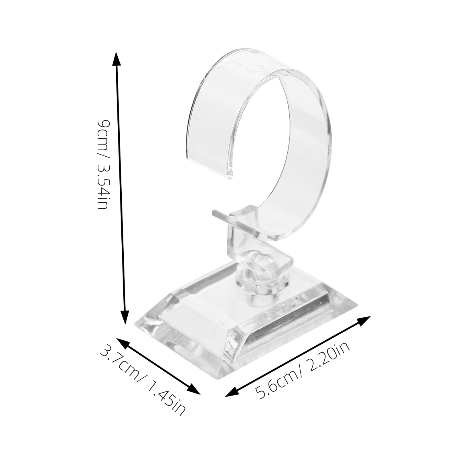 8Pcs C-Shaped Watch Stand Plas - Watches Jewelry Holder ulasan dan harga