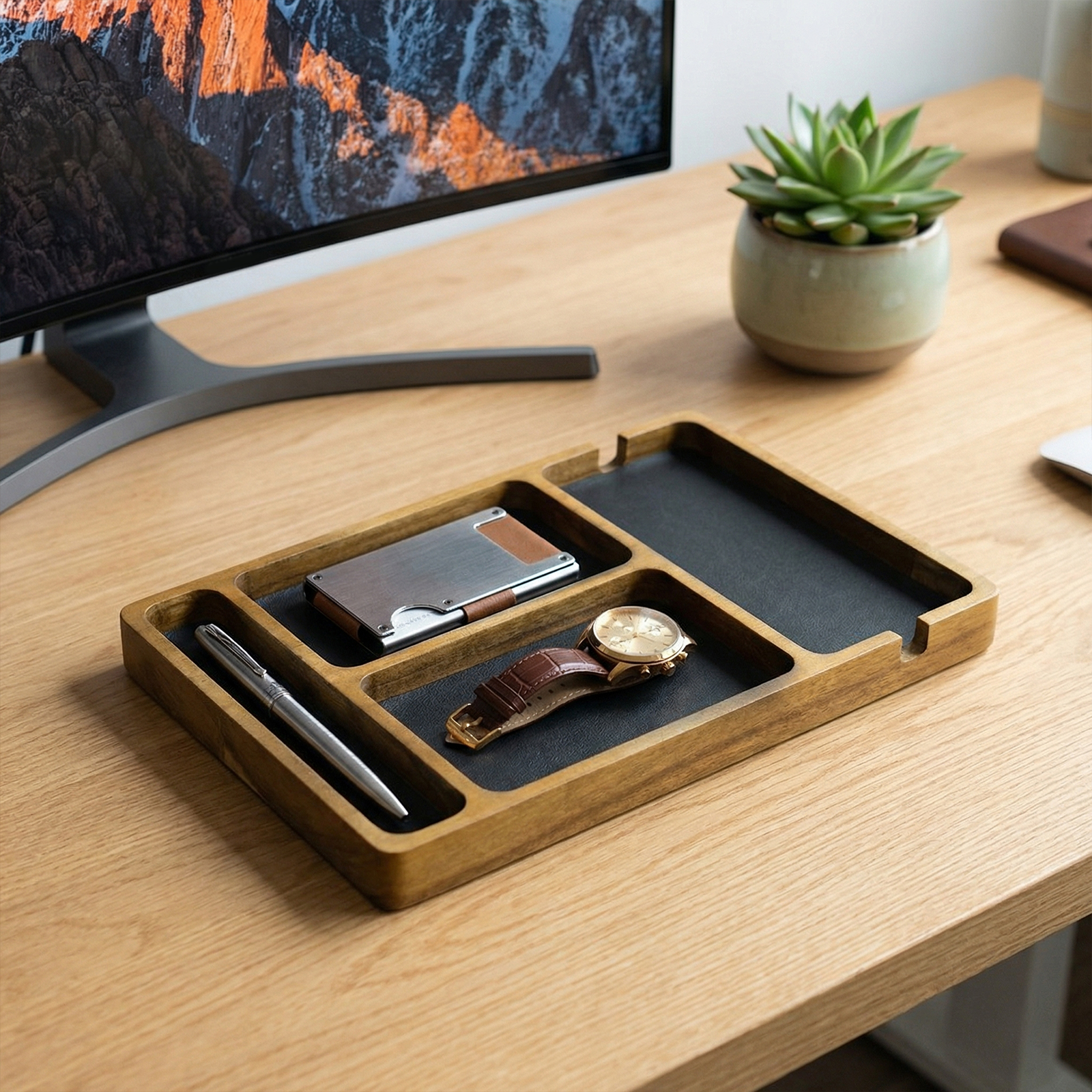 Nightstand & Desk Organizer fo - Jewelry Store Mens Watches ulasan dan harga