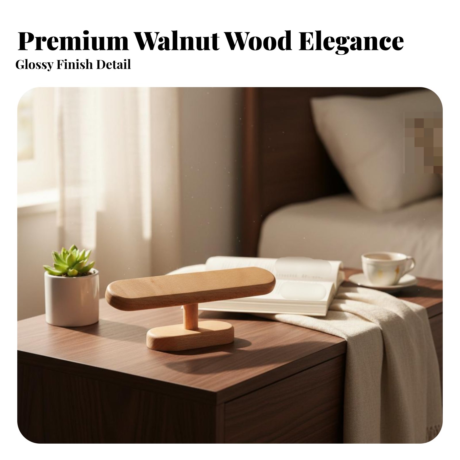 Wooden Watch Stand Sturdy Wood - Watches Jewelry Holder ulasan dan harga