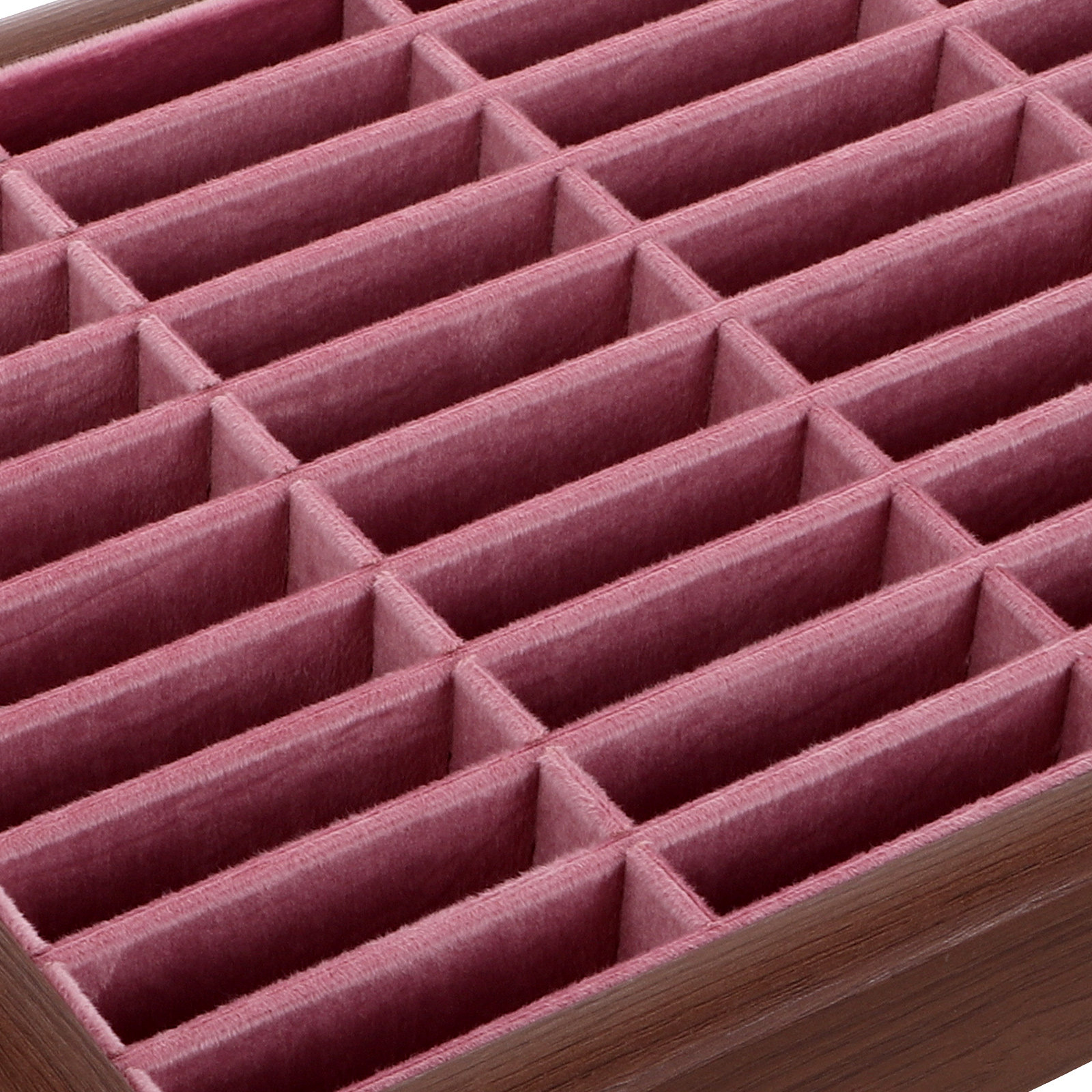 40 Slot Wood Jewelry Tray Imit - Jewelry Store Mens Watches ulasan dan harga