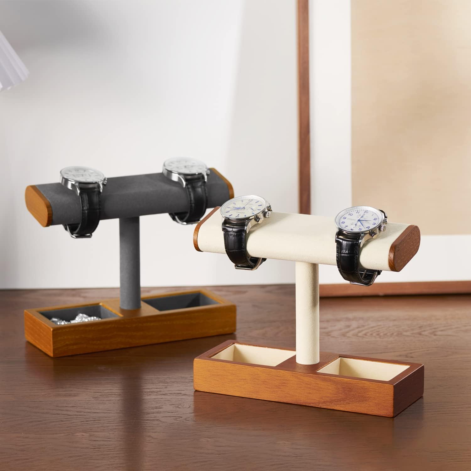 Solid Wood Watch Stand T-bar W - Jewelry Store Mens Watches ulasan dan harga