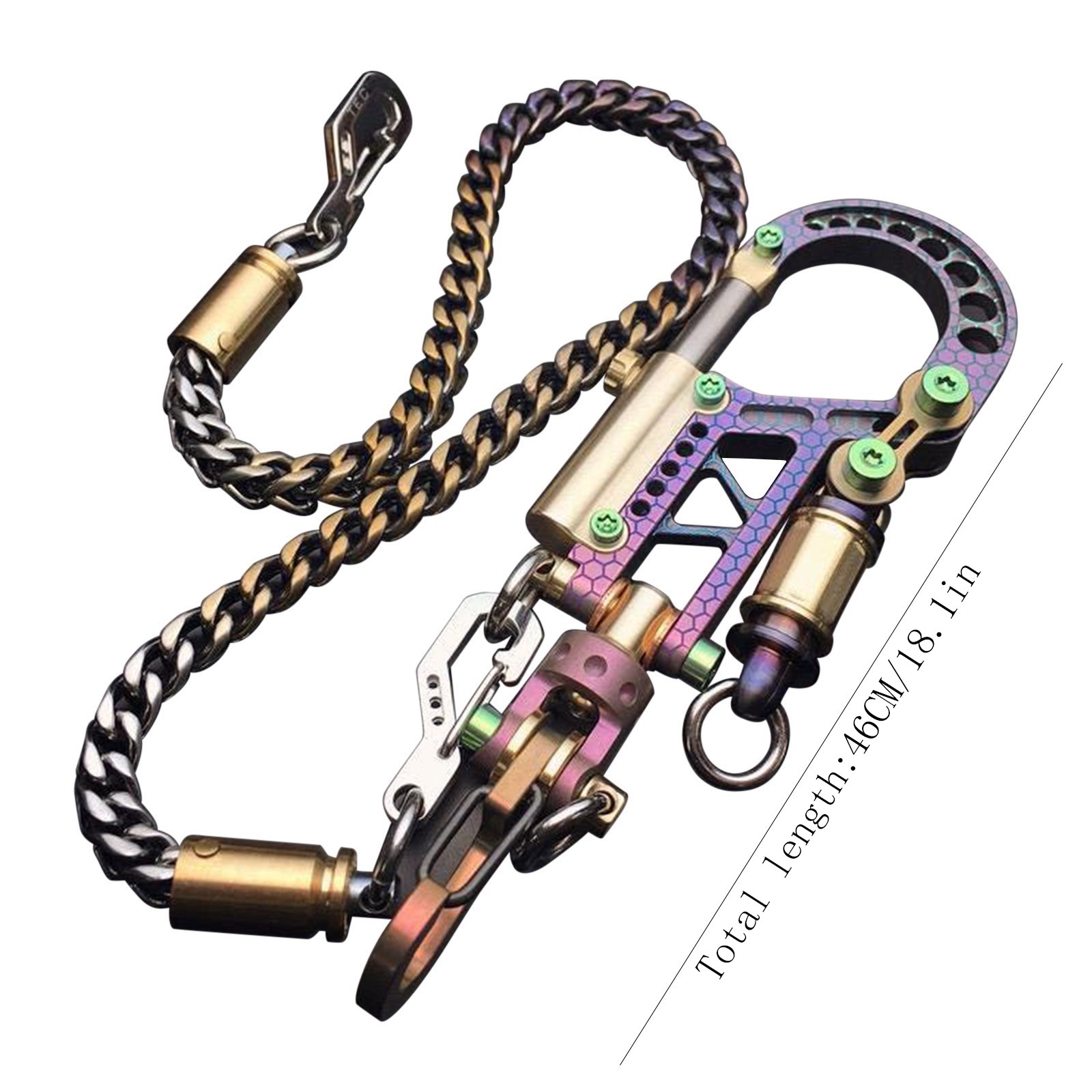 Keychain Bolt Carabiner-Evo Ba - Titanium Steel Ring ulasan dan harga