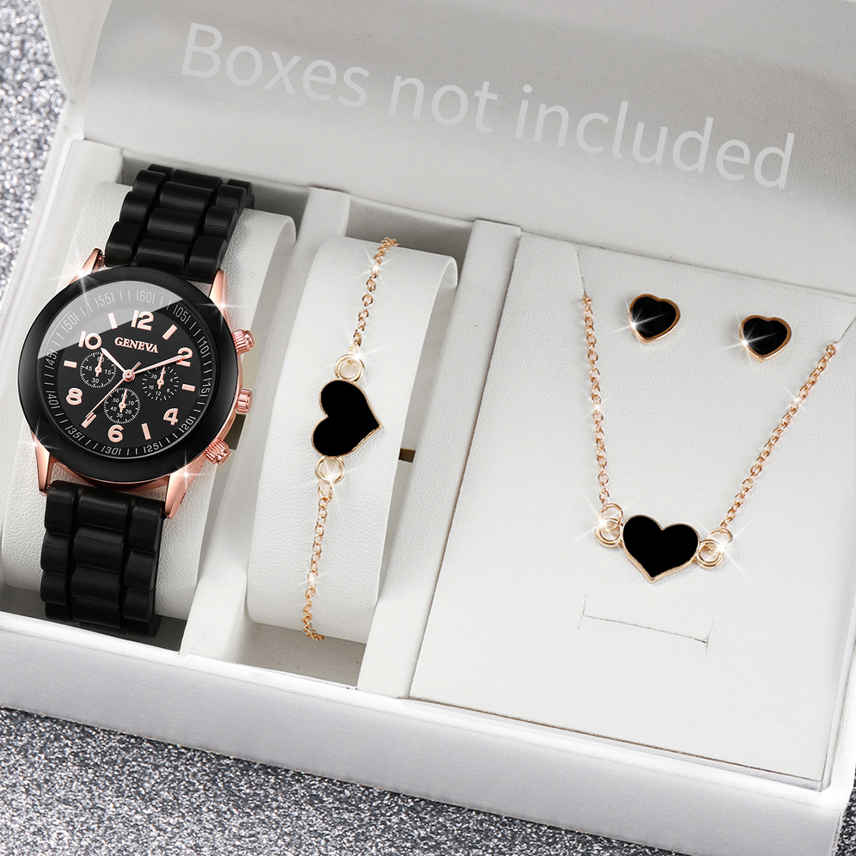 5/6PCS Fashion Women Watches J - Mystery Jewelry Jar Watches ulasan dan harga