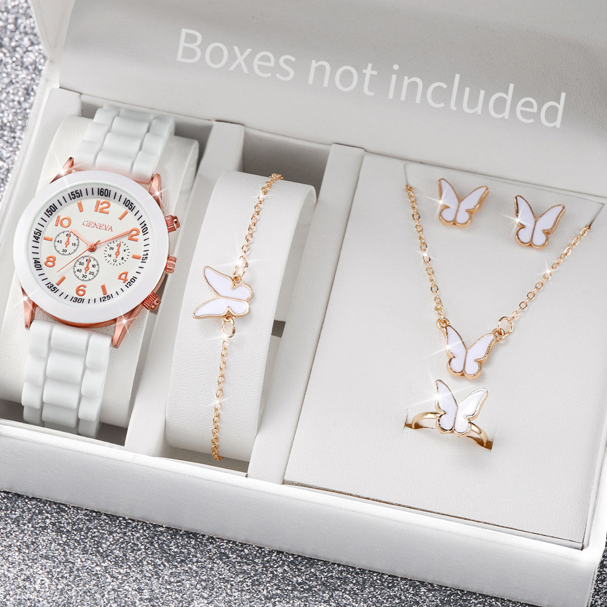 5/6PCS Fashion Women Watches J - Mystery Jewelry Jar Watches ulasan dan harga