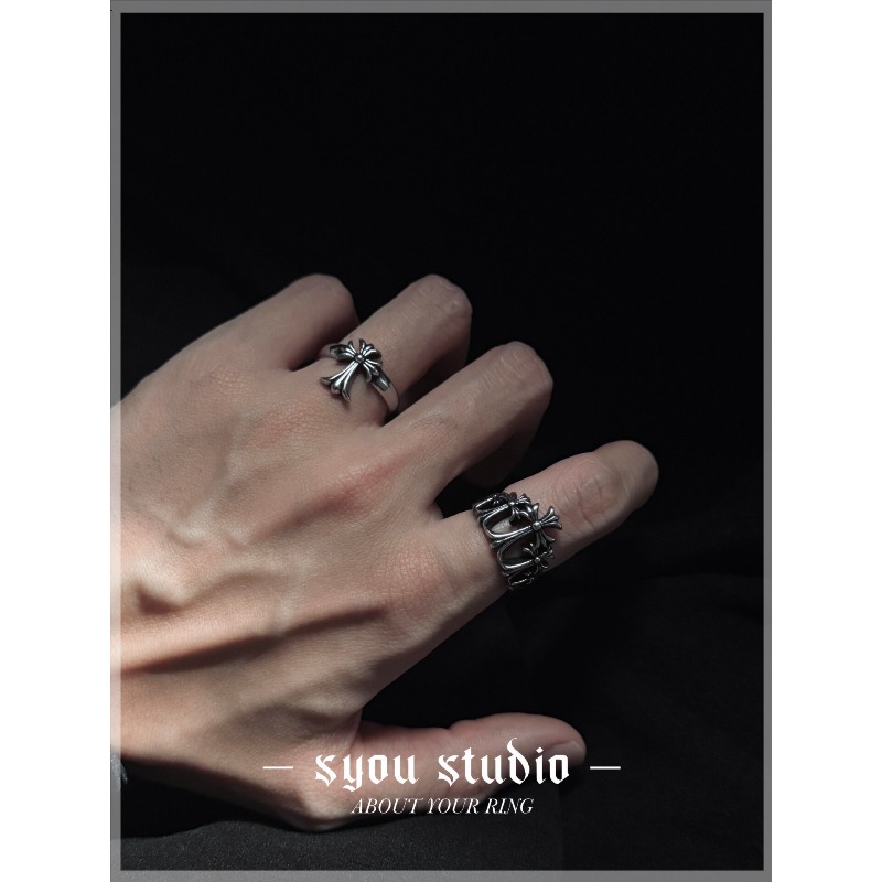 Yamagata Cross Retro Titanium  - Titanium Steel Ring ulasan dan harga