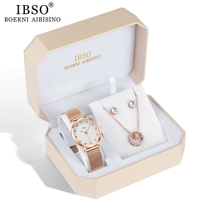 IBSO Brand Women Rose Gold Wat - Jewelry Watches Brands ulasan dan harga
