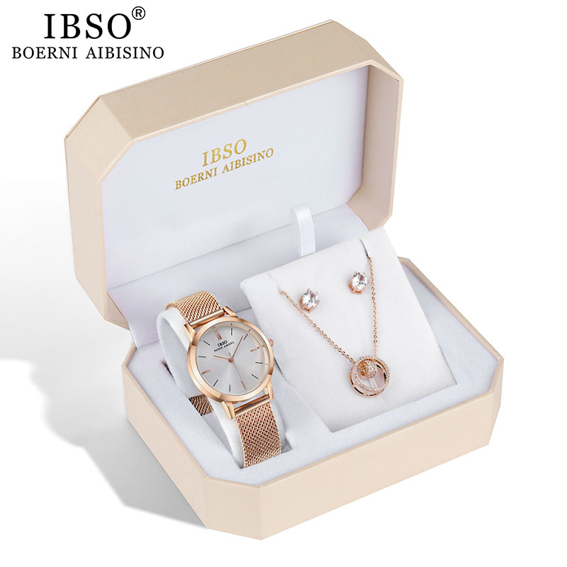 IBSO Brand Women Rose Gold Wat - Jewelry Watches Brands ulasan dan harga