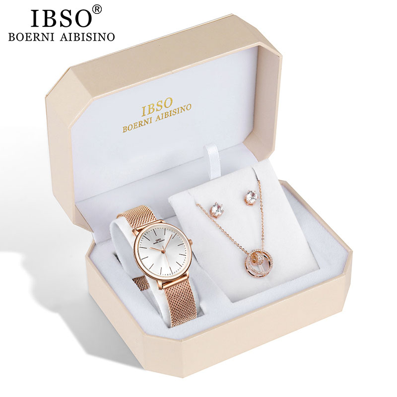IBSO Brand Women Rose Gold Wat - Jewelry Watches Brands ulasan dan harga