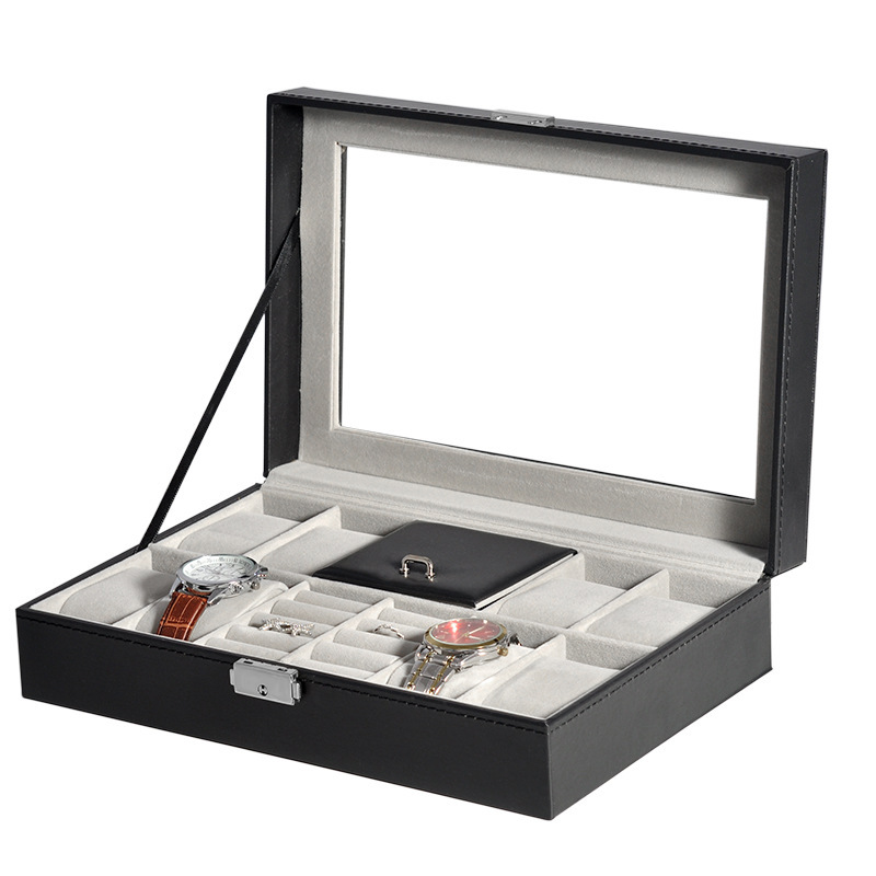 Leather Watch Box Multi-Functi - Jewelry Watches Brands ulasan dan harga